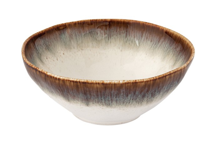 Салатник Nuances, коричневый, 15 см. 0,6 л. Easy Life