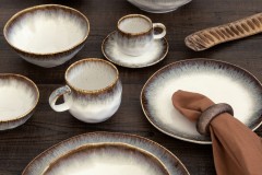 Салатник Nuances, коричневый, 15 см. 0,6 л. Easy Life