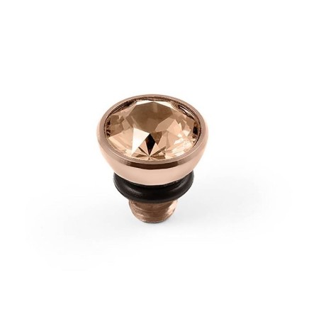 Шарм Bottone Light Peach 5 мм. 630023 BR/RG Qudo