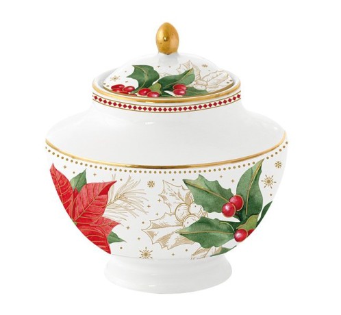 Сахарница Пуансеттия и ягоды, 0,25 л. Easy Life