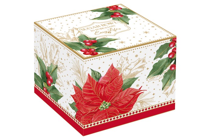 Сахарница Пуансеттия и ягоды, 0,25 л. Easy Life