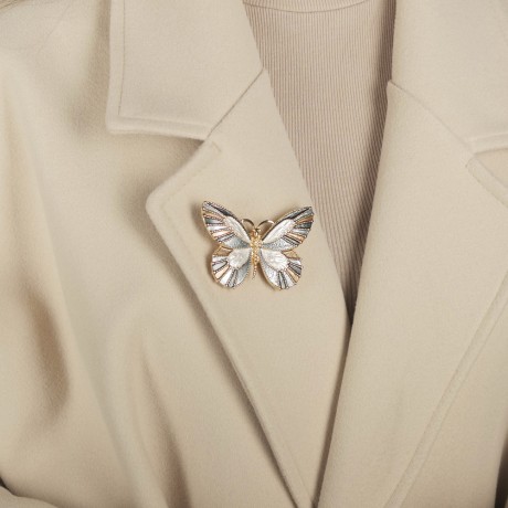 Брошь Бабочка XZ0786.11 V/G Shadore