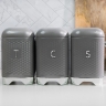 Набор емкостей для хранения 3 шт. Textured Grey Kitchen Craft