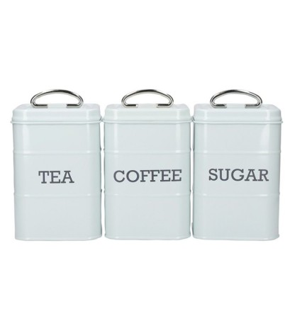 Набор емкостей для хранения чая, кофе, сахара, LIVING NOSTALGIA Kitchen Craft