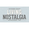 Часы настенные Living Nostalgia blue, 25x8 см. Kitchen Craft