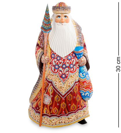 РД- 32 Фигурка Дед Мороз (Резной) 30см