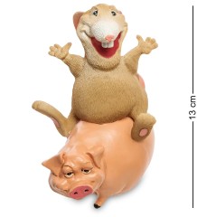 RV-753 Статуэтка Крыска "Новый Год к нам мчится" (W.Stratford)