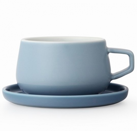 Чайная чашка с блюдцем, 300 мл. голубой, Ella Viva Scandinavia