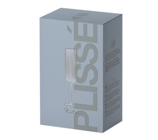 Набор бокалов для шампанского Modern Classic, прозрачный, 0,2 л, 2 шт. Pozzi Milano 1876