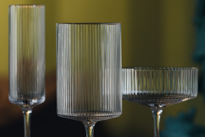 Набор бокалов для шампанского Modern Classic, прозрачный, 0,2 л, 2 шт. Pozzi Milano 1876