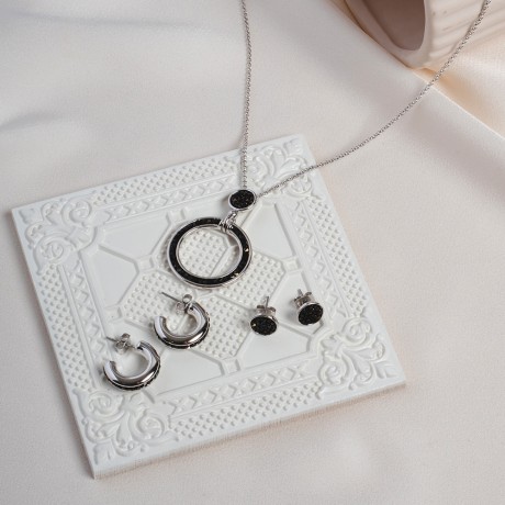 Колье SSHA B2103SW-N01.15 BR/S Fiore Luna