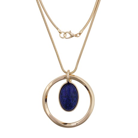 Колье NATURAL LAPIS LN5133 BL/RG Fiore Luna