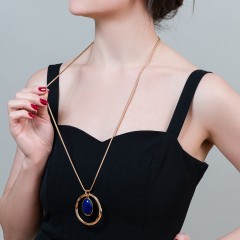 Колье NATURAL LAPIS LN5133 BL/RG Fiore Luna