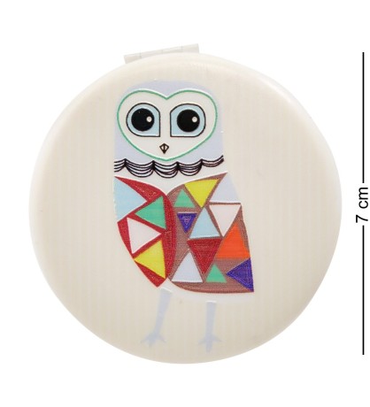 WW-104/1 Зеркало круглое "Семейка сов"