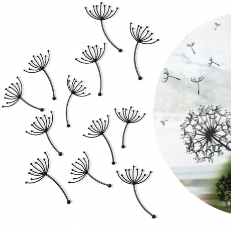 Декор для стен Pluff 9 элементов, черный, Umbra