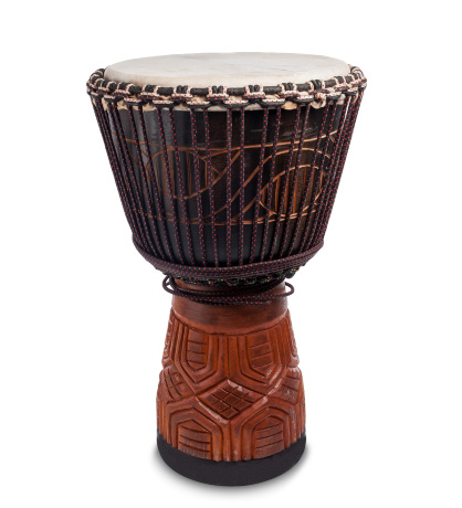 55-019-01 Барабан Джембе резной "Гамби" 60 см