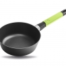 Сотейник, 20 см. зеленый индукционный, Squality