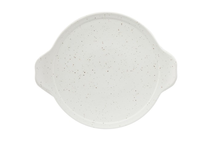 Кастрюля, 3 л, с крышкой, фарфор P, круглая, молочная, в крапинку, Speckle, Maxwell & Williams