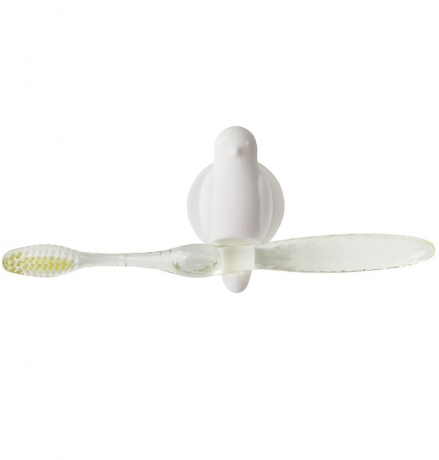 Держатель для зубной щётки Birdie белый, Balvi