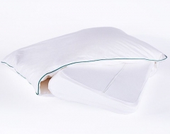 Подушка с анатомическим эффектом "Заботливый сон" 50х68 см. в съемном чехле - гусиный пух, Natures