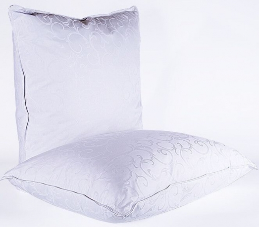 Подушка упругая полупуховая "Традиционная классика", 50х68 см. из жаккардового сатина, Natures