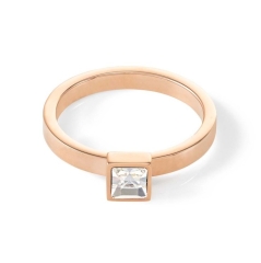 Кольцо Crystal-Rose gold 17.2 мм 0501/40-1822 54 Coeur de Lion