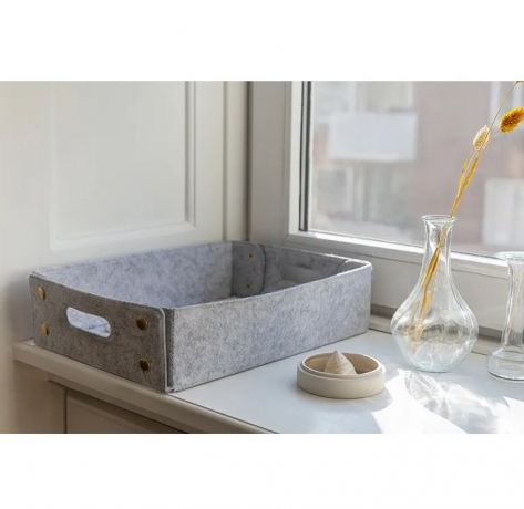 Набор органайзеров для хранения Felt Tray, серый, 3 шт. Umage