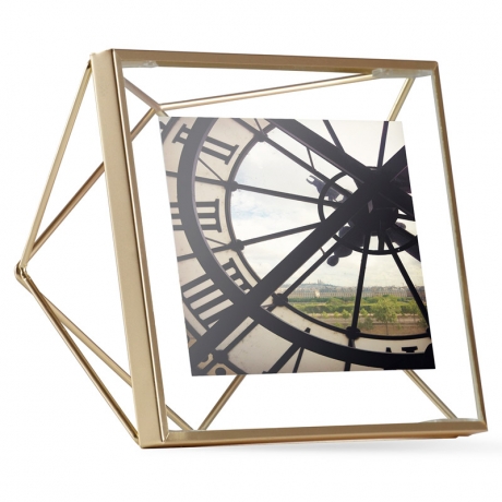 Фоторамка prisma, 10х10 см, золотистая, Umbra