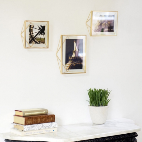 Фоторамка prisma, 10х10 см, золотистая, Umbra