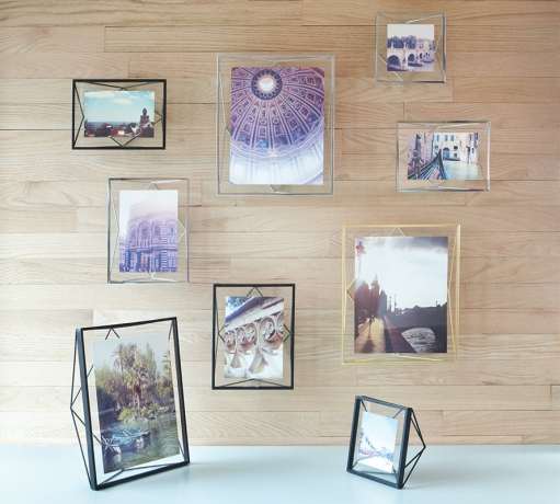 Фоторамка prisma, 10х10 см, золотистая, Umbra