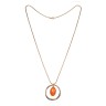 Колье ORANGE OPAL