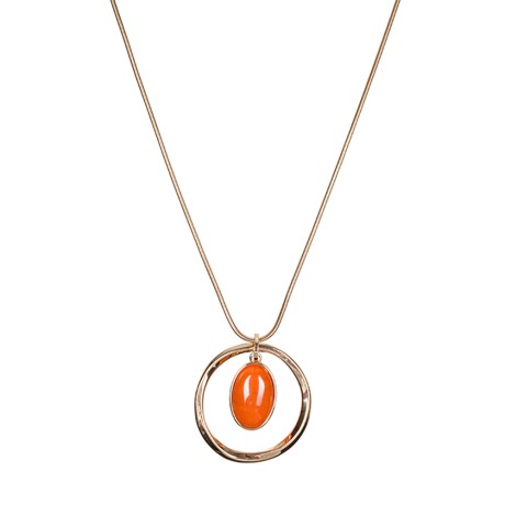 Колье ORANGE OPAL