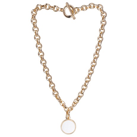 Колье Bella White Shell BL6009 G Fiore Luna