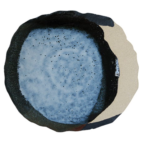 Десертная тарелка, 23 см. цвет синий, WABI Jars