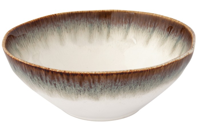 Салатник Nuances, коричневый, 22 см. 1,7 л. Easy Life