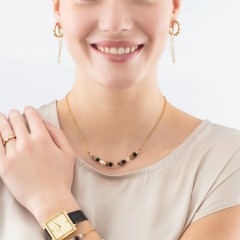 Серьги Black-Gold Coeur de Lion