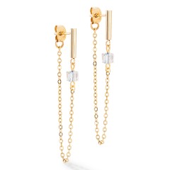 Серьги Black-Gold Coeur de Lion