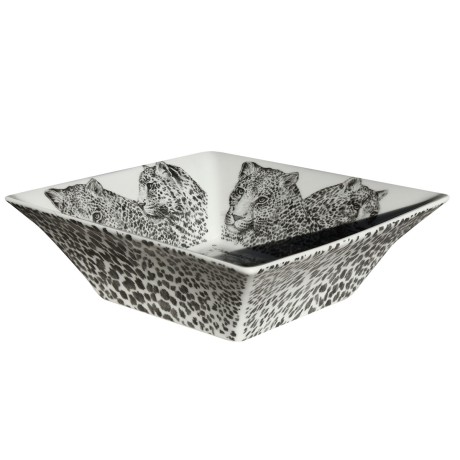 Салатник квадратный leopard, 15,5х15,5 см. WILD SPIRIT Taitu