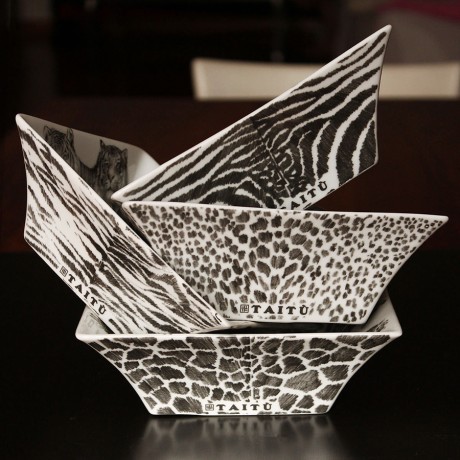 Салатник квадратный leopard, 15,5х15,5 см. WILD SPIRIT Taitu