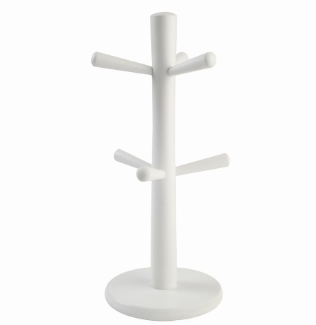 Подставка для кружек, 13x13x31,5 см. Tuscany Hevea, белый, T&G