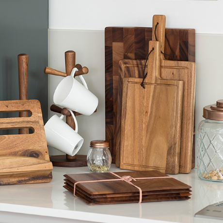 Подставка для кружек, 13x13x31,5 см. Tuscany Hevea, белый, T&G