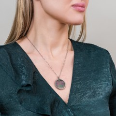 Колье SHELL BP01734-1 BW/S Fiore Luna