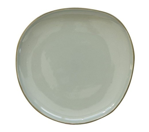 Тарелка закусочная Organica, зелёная, 22 см. Easy Life