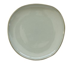 Тарелка закусочная Organica, зелёная, 22 см. Easy Life