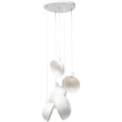 Люстра Kettle, коллекция "Котелок" 60*150*60, Сталь, Белый