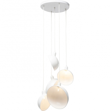 Люстра Kettle, коллекция "Котелок" 60*150*60, Сталь, Белый