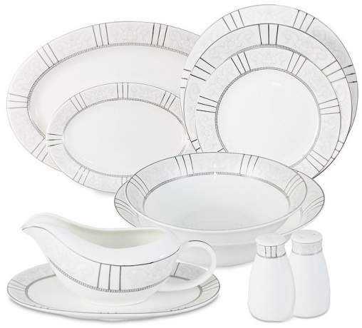 Обеденный сервиз на 6 персон Шенонсо, 27 предметов Emily