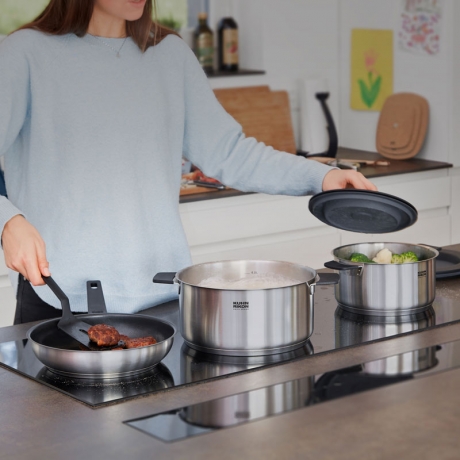 Набор кастрюль, 1,5; 3; 5 л. Smart & Compact 3 предмета Kuhn Rikon