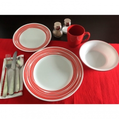 Тарелка обеденная, 27 см. Brushed Red Corelle