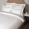 Пододеяльник "ROCOCO", сатин-жаккард, 200х220см. белый, BOVI